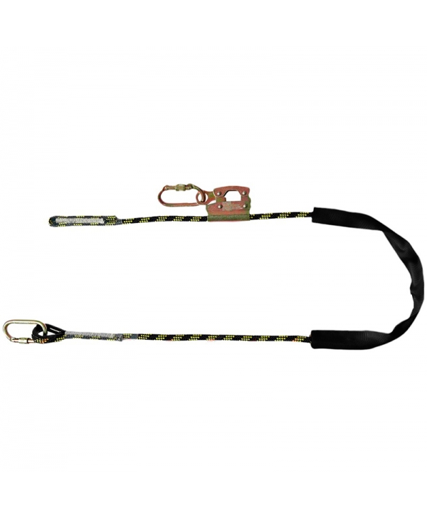 Línea para posicionamiento kernmantle de 6 pies con agarra cuerda (13 mm)