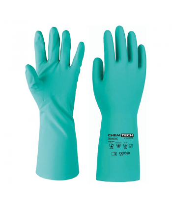 13" Nitrile glove with sand...