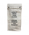 Bolsa de canvas para almacenar guantes dieléctricos de hasta 16'' de largo
