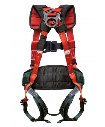 Arnés dieléctrico de cuerpo completo de 4 argollas con cinturón lumbar, Vangard