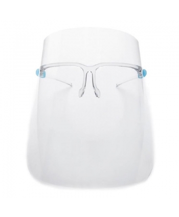 Face shield with...