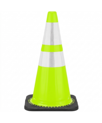 PVC lime green safety cone...