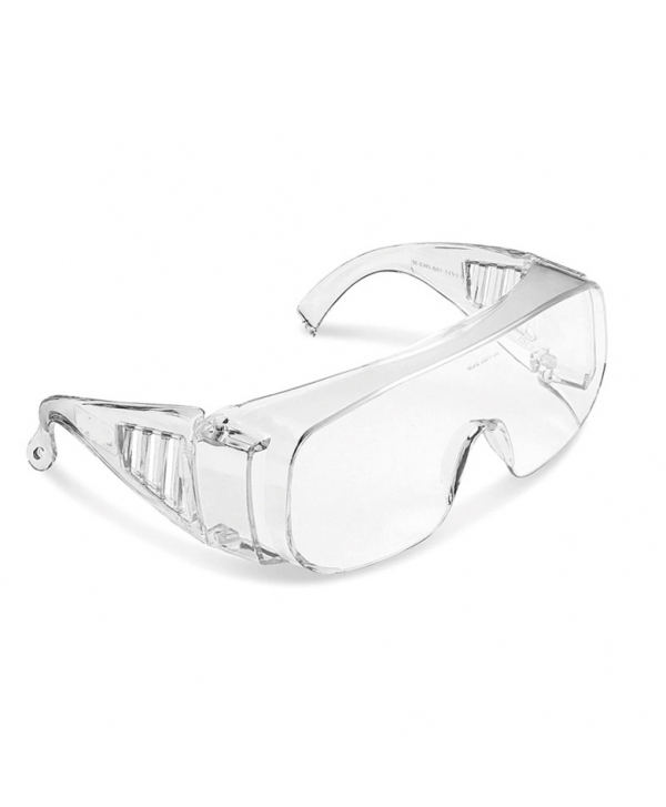 Antifog clear lens for used over prescription glasses OTG, ANSI Z87+