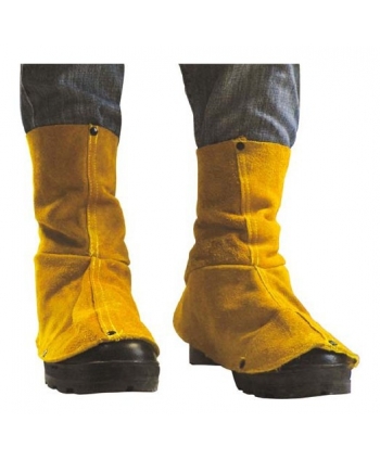 Cowhide leather spats