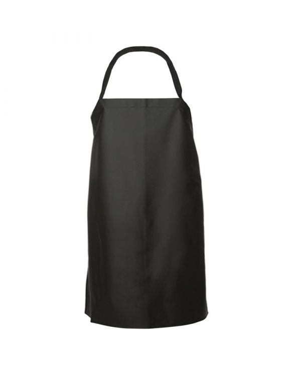 Chemical resistant bib apron, nitrile exterior