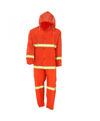Three-piece orange high...
