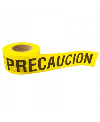 Yellow barricade tape...