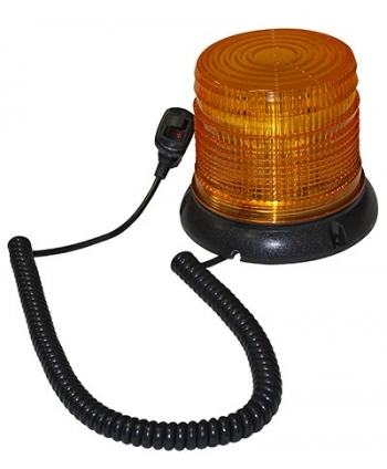 Amber LED strobe warning...