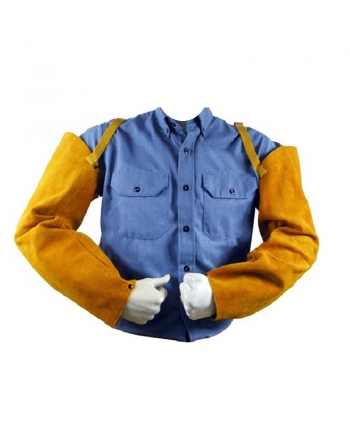 Leather welders sleeves