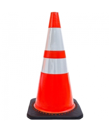 28" PVC safety cone two...