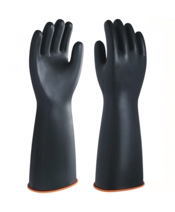 Long rubber gloves