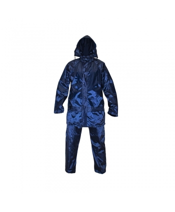 Two-piece blue navy rain...