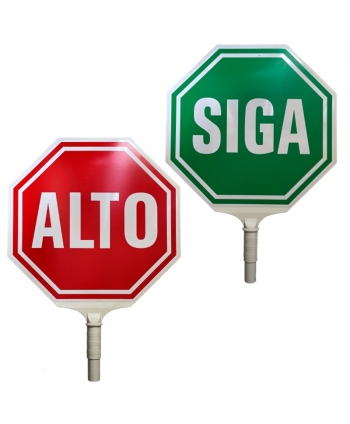 Traffic paddle "ALTO/SIGA"...