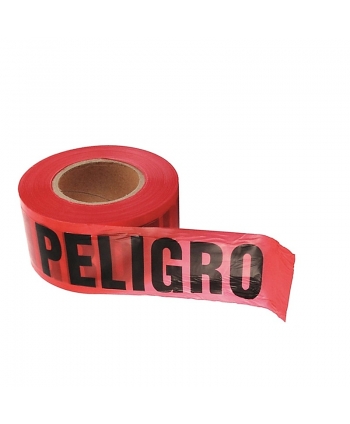 Red barricade tape...