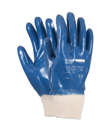 Nitrile coated glove with...