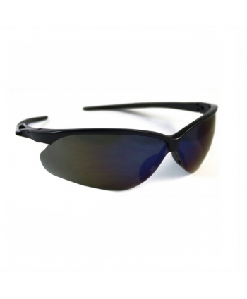 Blue lens safety glasses...