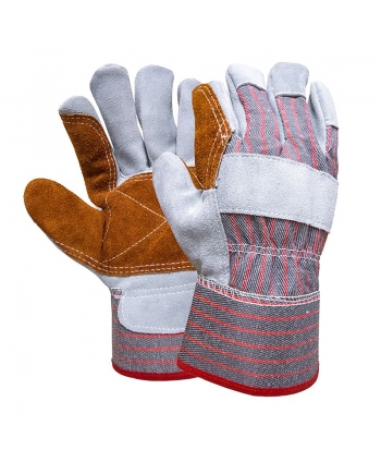 Cowhide double leather palm...