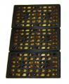 Paleta modular de contención, capacidad de carga 6 tanques de 55 gal, para uso con montacarga